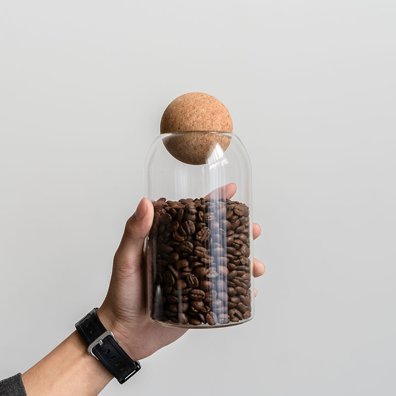 FS-Minimalist Cork Jar