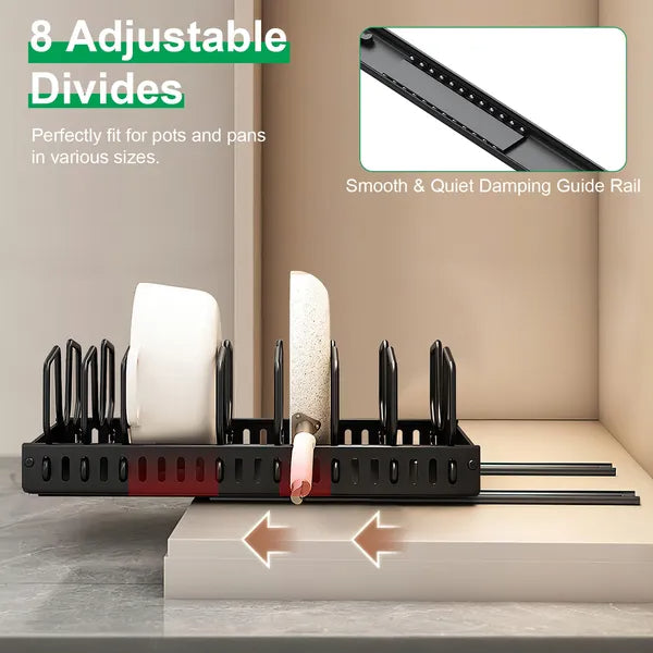 AYS-Pull Out Pots And Pans Organizer