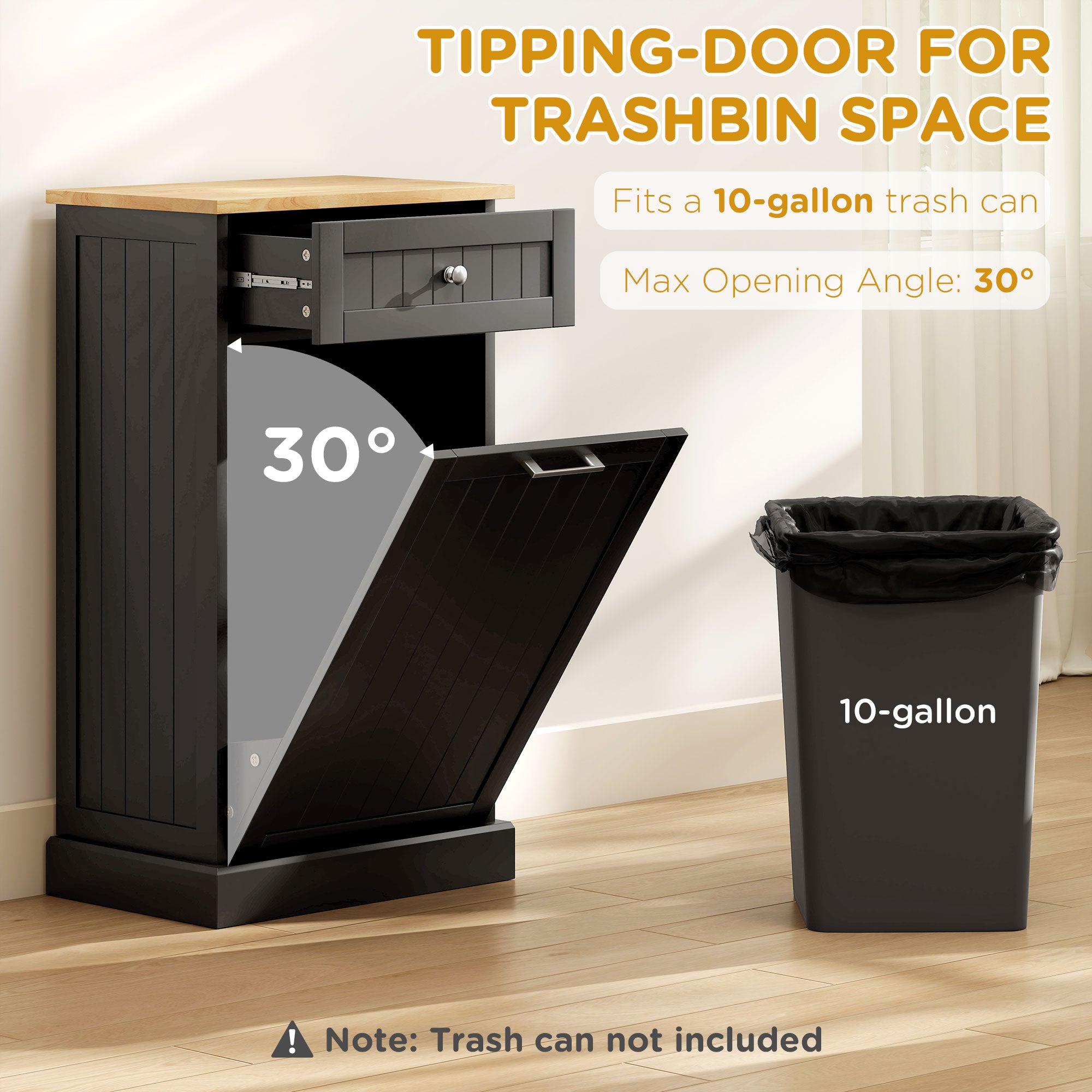 KS-Tilt Out Trash Bin Cabinet