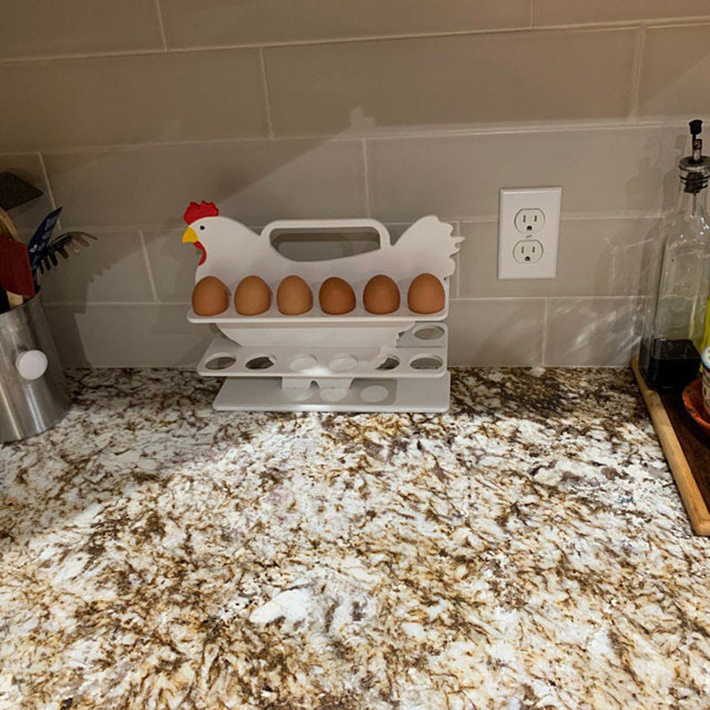 FS-Chicken Shape Egg Shelf