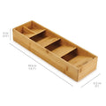 DO-Drawer Bamboo Grid Utensils Box