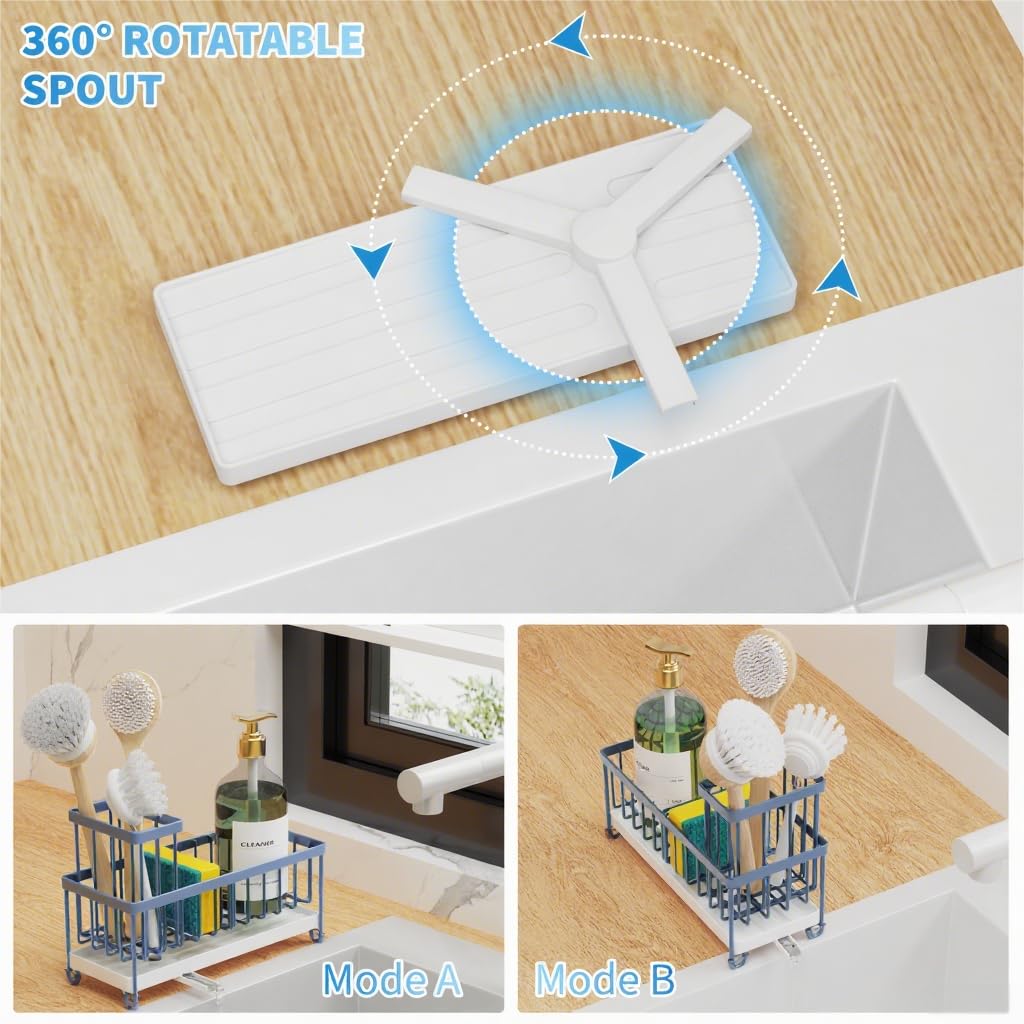 Cisily Sponge Holder for Kitchen Sink
