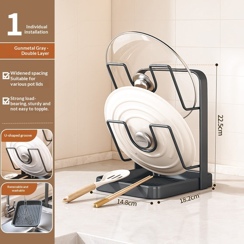 KG-Pot Lid Rack and Spatula Holder