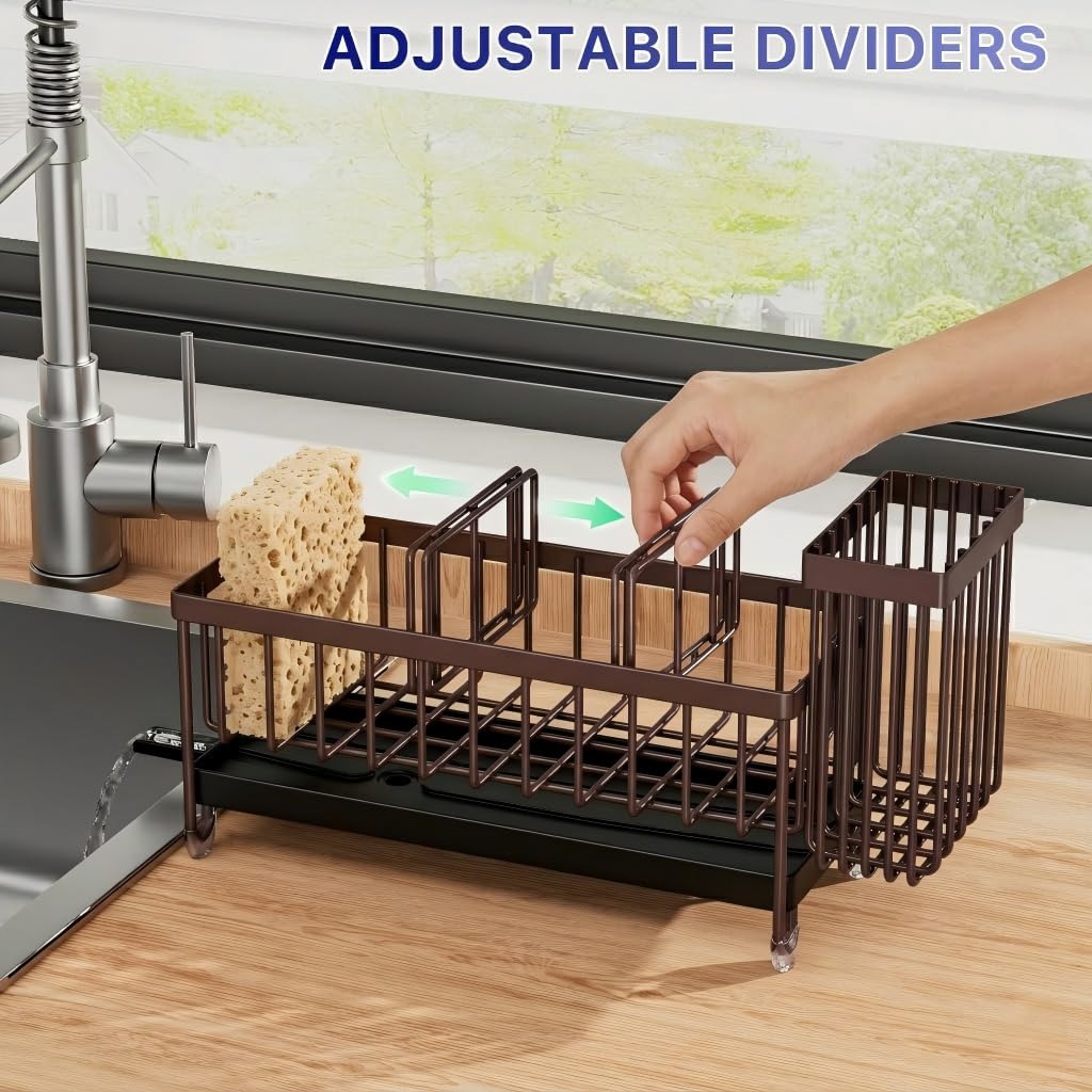 Cisily Sponge Holder for Kitchen Sink