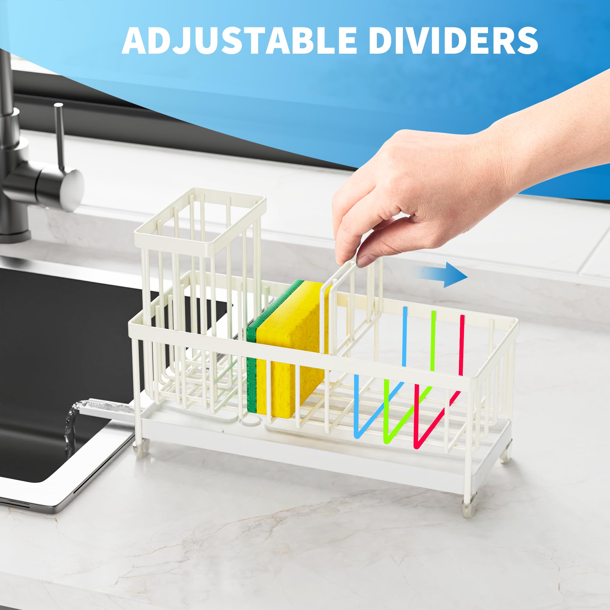 Cisily Sponge Holder for Kitchen Sink