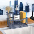 Fssvcd Maifan Sink Caddy Sponge Holder for Kitchen with Brush Holder and Stainless Steel Self Drain Tray, Rustproof Kitchen Sink Organizer for Sponge, Soap Dispenser Storage Accessories