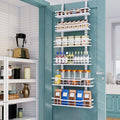Eastherry Over The Door Pantry Organizer，9-Tier Over The Door Organizer with Adjustable Basket，Metal Hanging Pantry Organizers and Storage for Kitchen, Back of Door Seasoning Rack