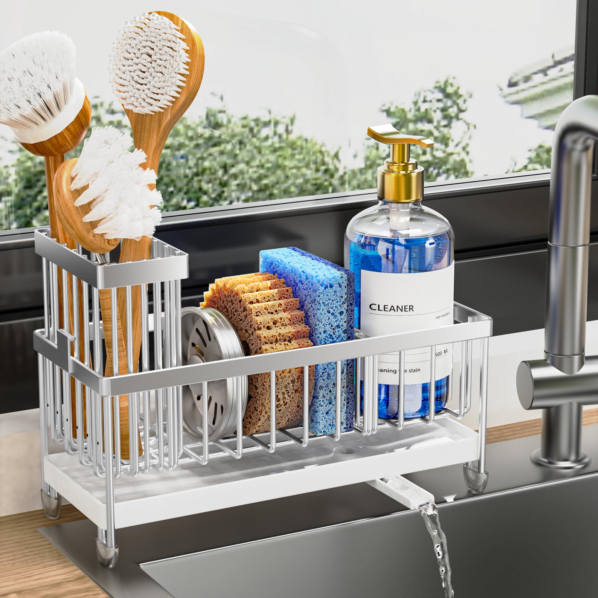 Cisily Sponge Holder for Kitchen Sink