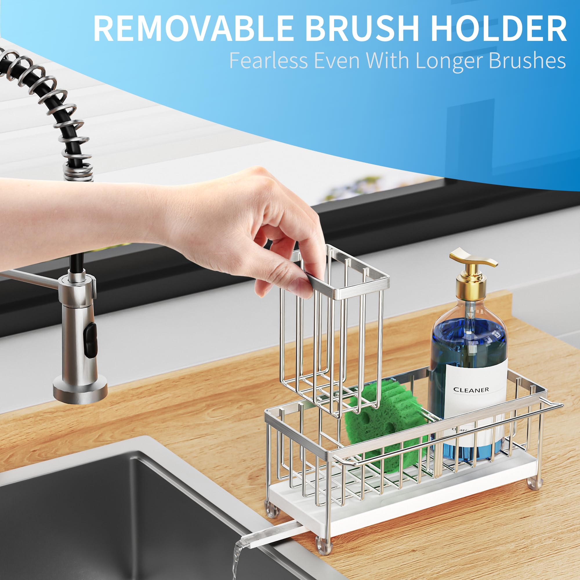 Cisily Sponge Holder for Kitchen Sink