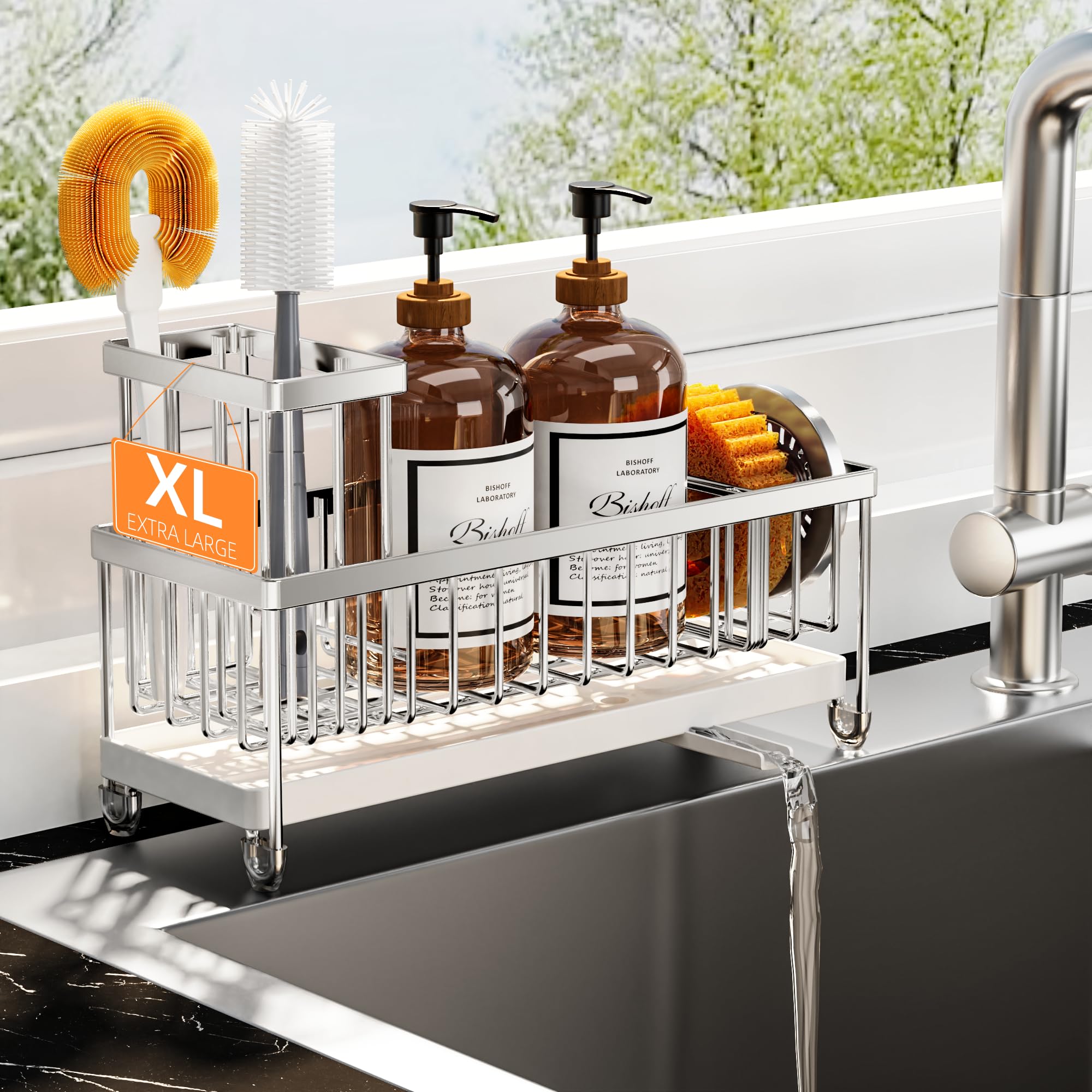 Cisily Sponge Holder for Kitchen Sink