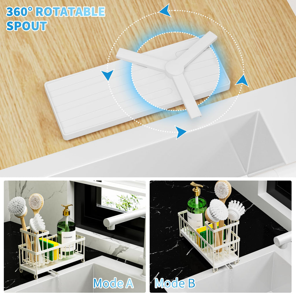 Cisily Sponge Holder for Kitchen Sink