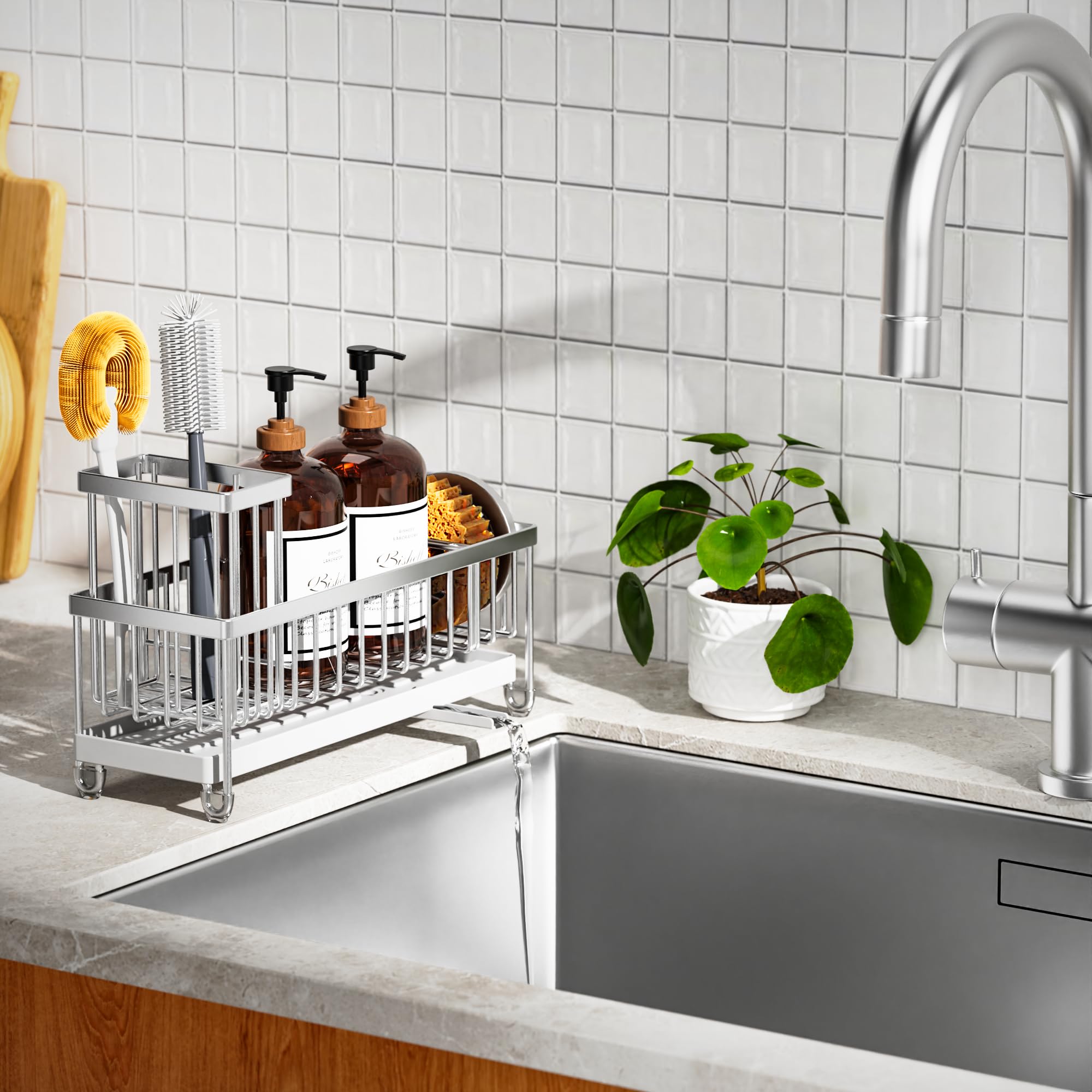 Cisily Sponge Holder for Kitchen Sink