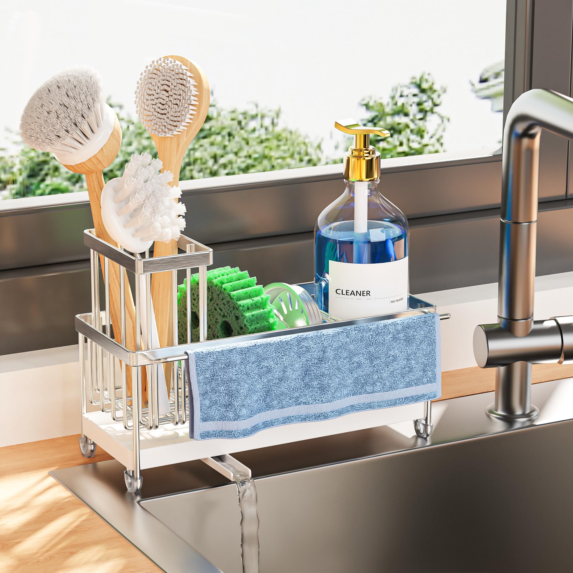 Cisily Sponge Holder for Kitchen Sink