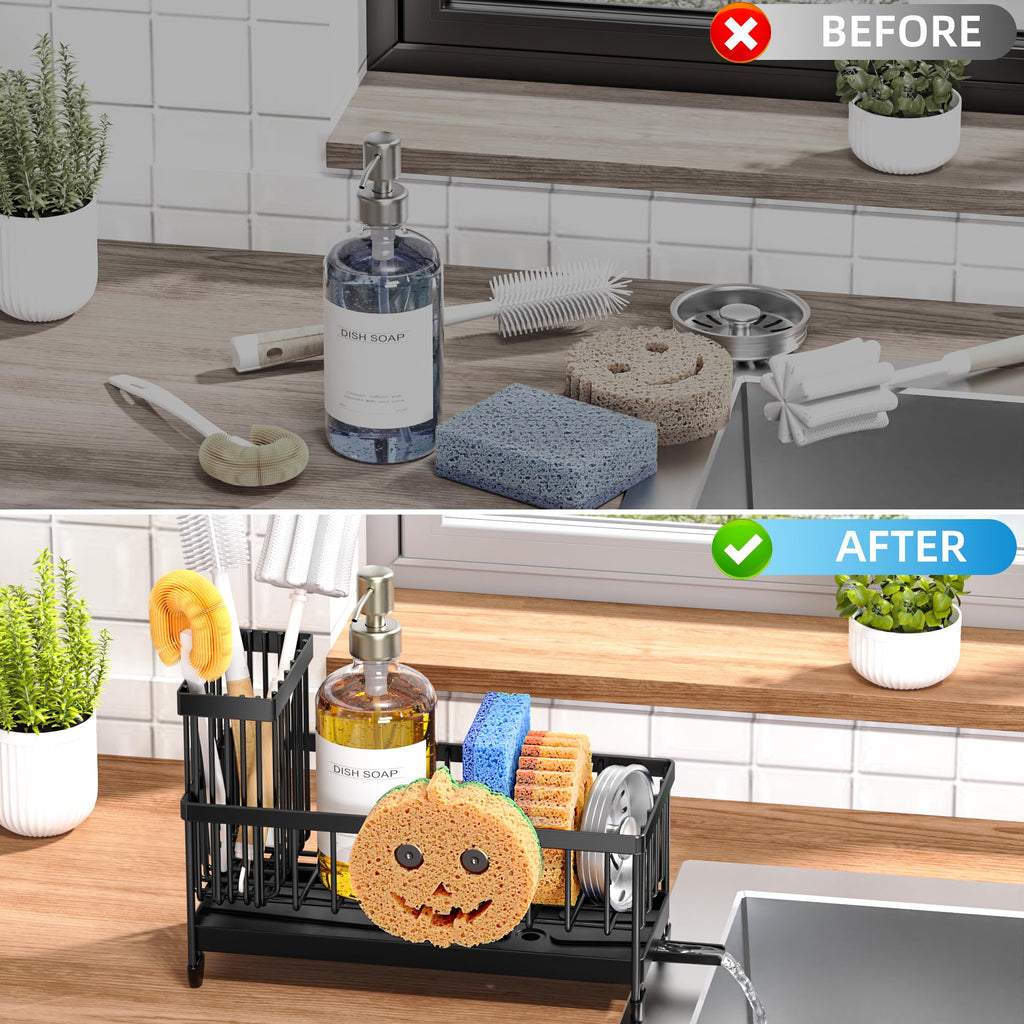 Cisily Sponge Holder for Kitchen Sink