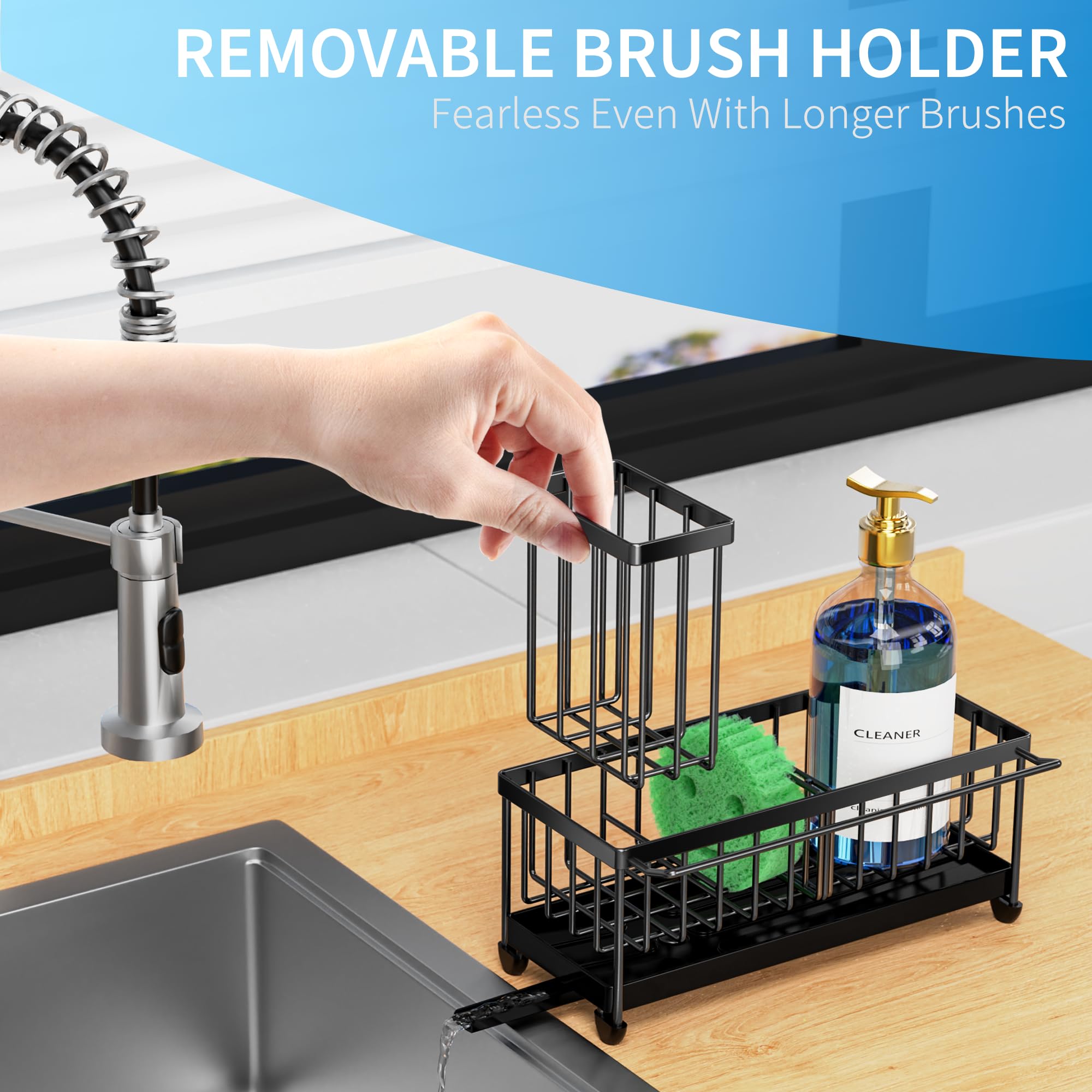 Cisily Sponge Holder for Kitchen Sink