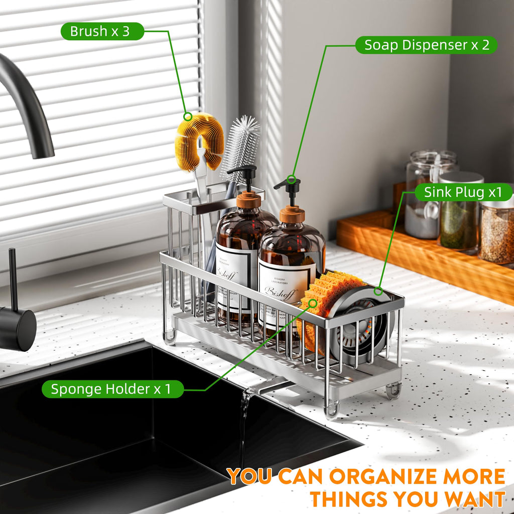 Cisily Sponge Holder for Kitchen Sink