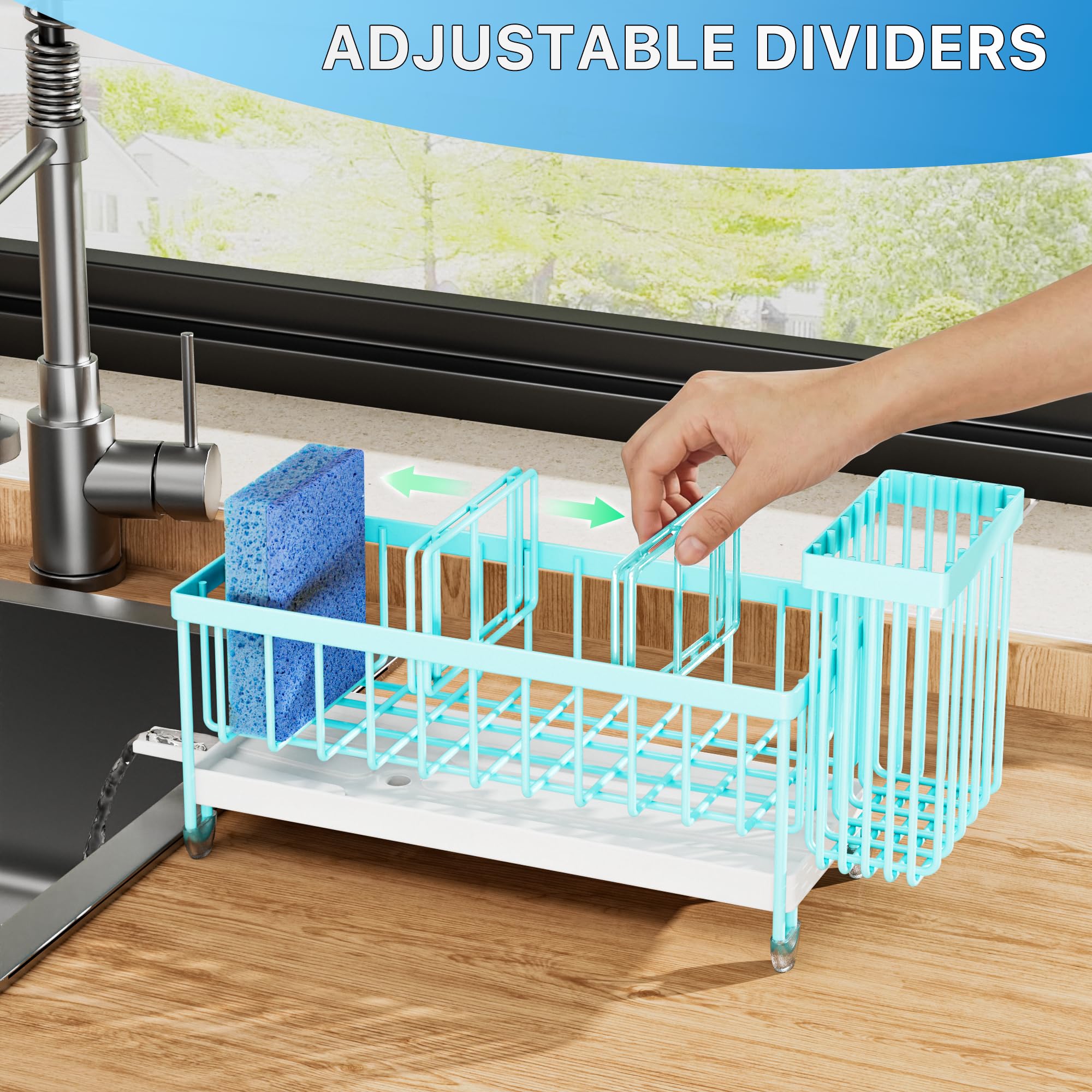 Cisily Sponge Holder for Kitchen Sink