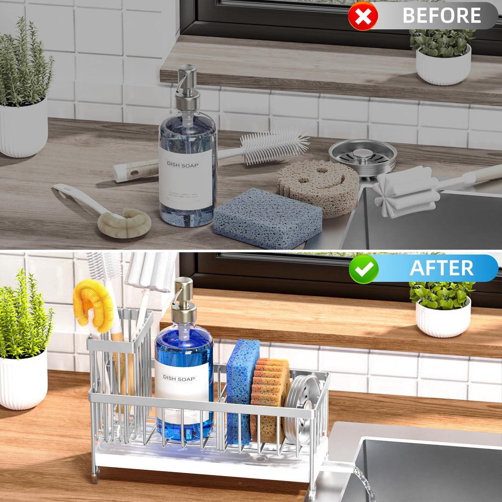 Cisily Sponge Holder for Kitchen Sink