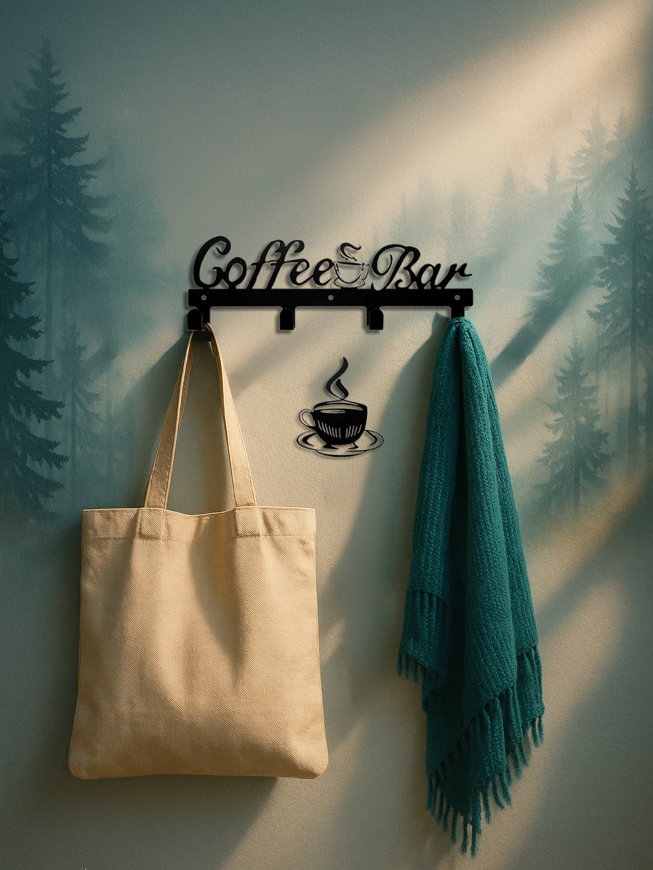 KS-Coffee Cup Rack With Hooks
