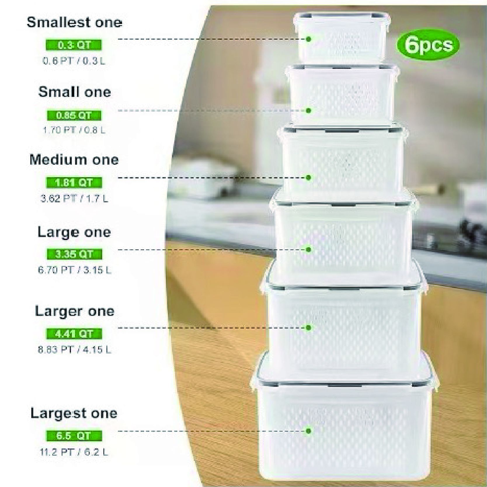 FS-Double-layer Draining Container Set