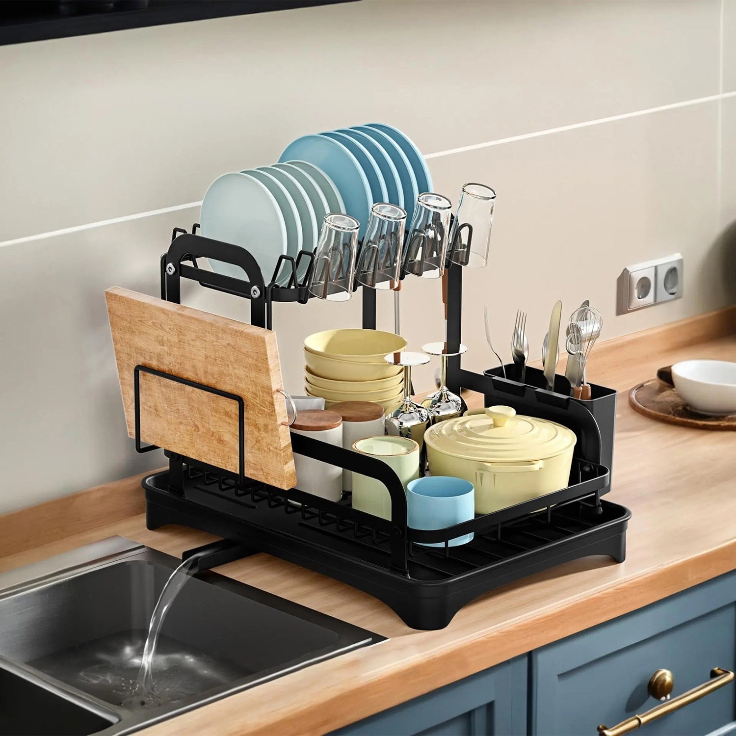 AYS-2-Tier Dish Drying Rack