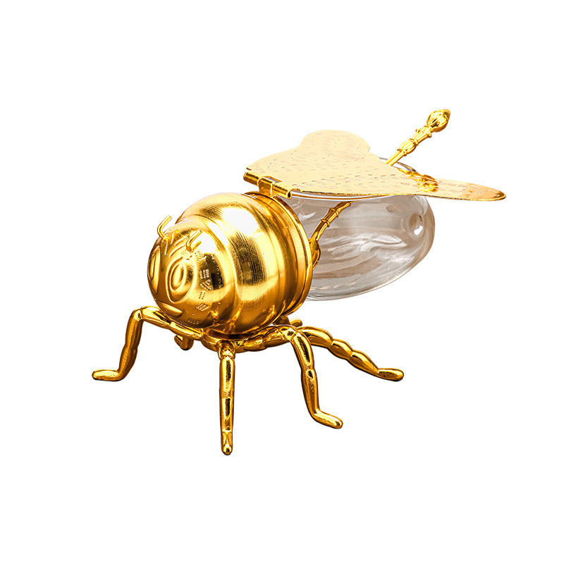 KG-Bee Shaped Honey Jar With Spoon