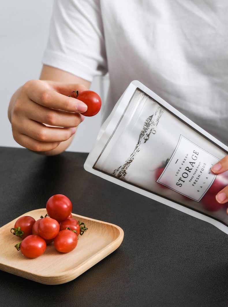 FS-Zero Waste Reusable Silicone Bag Stand Up.