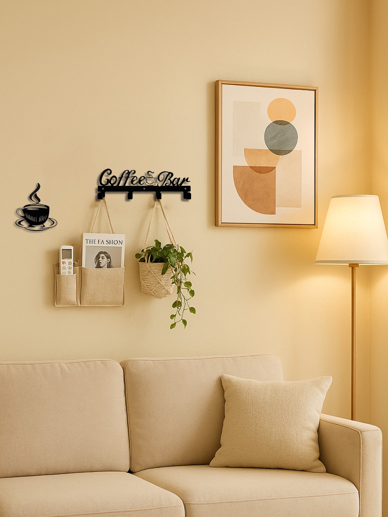 KS-Coffee Cup Rack With Hooks