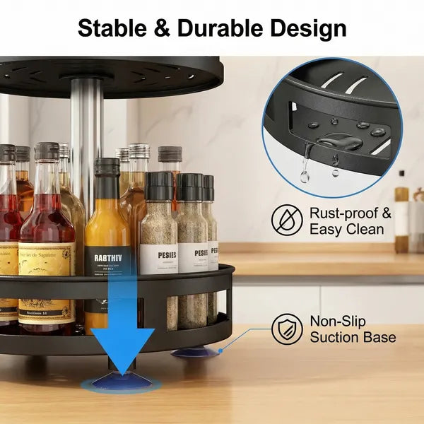 KG-3-Tier Rotating Spice Rack