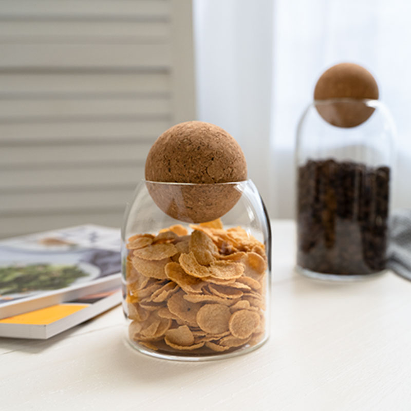 FS-Minimalist Cork Jar